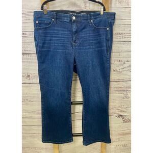 Torrid Sky High Kick Boot Jeans Size 20R Super Soft Darker Wash